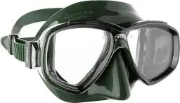 Produktbild: CRESSI Perla Mask Green/Black - Einzelne Maske zum Tauchen und Schnorcheln, Grün/Schwarz, Einheitsgröße, Erwachsene