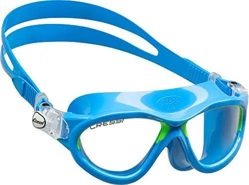 Produktbild: Cressi Premium Schwimmbrille Kinder 7/15 Jahre 100% UV Schutz + Tasche - Hergestellt in Italien