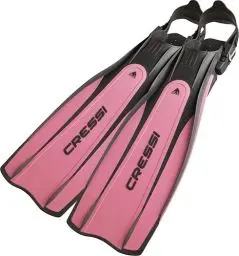 Produktbild: Cressi Pro Light Open Heel Tauchen Flossen, Schwarz/Rosa, S/M (40/41)