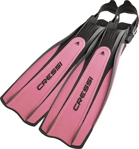 Produktbild: Cressi Pro Light Open Heel Tauchen Flossen, Schwarz/Rosa, S/M (40/41)