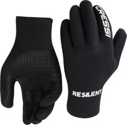 Produktbild: Cressi Resilient Gloves 3mm L - Unisex Ultra Grip Handschuhe aus weichem Neopren Schwarz 3 mm, zum Tauchen, Angeln, Schnorcheln, Surfen, Paddeln, Kajakfahren und Schwimmen, L