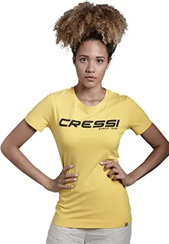 Produktbild: Cressi T-Shirt, Lady, Gelb Shwarz, XS