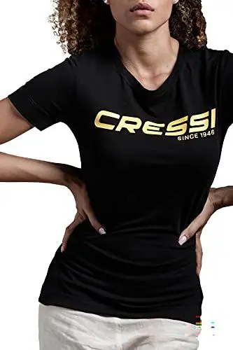 Produktbild: Cressi T-Shirt, Lady, Shwarz Gelb, XS