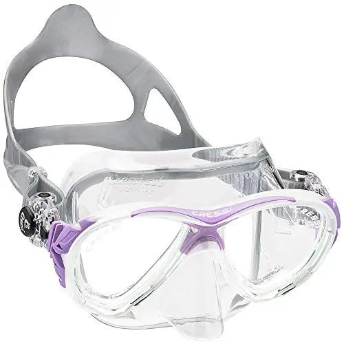 Produktbild: Cressi Tauchmaske Eyes Evolution Crystal, clear/lilla, DS350041