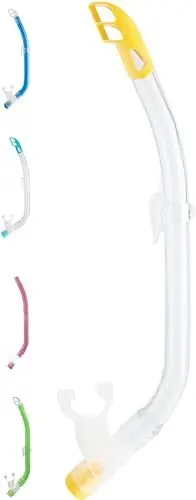 Produktbild: Cressi Top Snorkel - Unisex Youth Minidry Snorkel Schnorchelröhre für Kinder und Jugendliche Einheitsgröße
