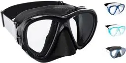 Produktbild: Cressi Unisex-Adult Fiji Schnorchel Maske, Schwarz/Schwarz, ONE Size