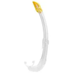 Produktbild: Cressi Unisex Erwachsene Mexico Schnorchel, Transparent/Gelb, Einheitsgröße