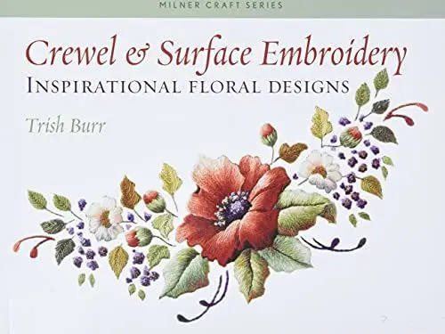 Produktbild: Crewel & Surface Embroidery: Inspirational Floral Designs (Milner Craft Series)