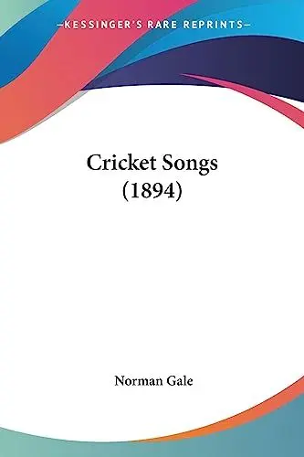 Produktbild: Cricket Songs (1894)
