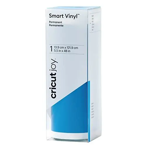 Produktbild: Cricut Joy Smart Vinyl Permanent | Ocean (matt) | 1,2 m | Selbstklebende Vinylrolle | Für die Verwendung mit Cricut Joy, Blau