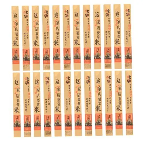 Produktbild: CRILSTYLEO 1000 Stück Essstäbchen-verpackungspapiertüte Essstäbchen-papiertasche Essstäbchenhülle Aus Papier Essstäbchenhülle Zum Mitnehmen Besteckhalter Hülse Essstäbchen-verpackungsbeutel