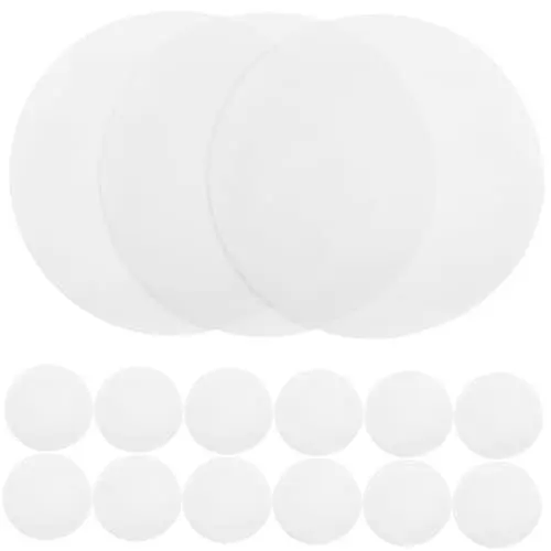 Produktbild: CRILSTYLEO 8 Zoll Rundes Bbq-papier 100 Stück Antihaftbeschichtetes Pergament-backpapier Einlagen Blätter Öl Natürliche Backblätter Zum Kochen Dämpfen Bbq Zufällige Farbe
