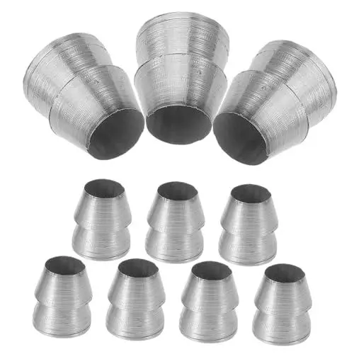 Produktbild: CRILSTYLEO 10St Hammerkeil werkzeugkiste Holzkeil Handwerkskeil Holzwerkzeugkeil Bauzubehör Klauenhammer-Vorschlagkeil Keile handhaben verstärkender Keil Axtkeil aus Metall Kohlenstoffstahl