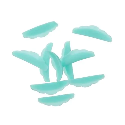 Produktbild: CRILSTYLEO Wimpern Transplantation Werkzeug 10 Pairs Silikon Lash Dichtung Lash Kit Curling Pad Grün