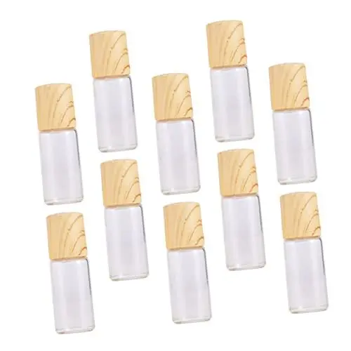 Produktbild: CRILSTYLEO Wiederverwendbares Parfümflaschen-Set Rollkugeln für ätherische Öle 3 ml für Reise-Sprühflaschen