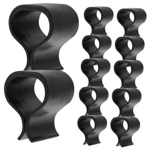 Produktbild: CRILSTYLEO Möbelclips 12 Stück Rattan-Stuhl-/Sofa-Clip-Set Gartenmöbel-befestigungen