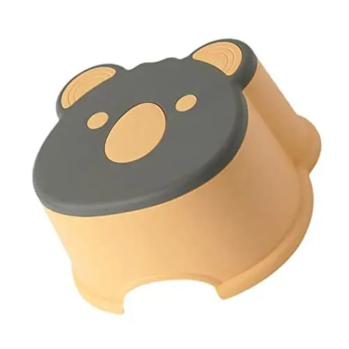 Produktbild: CRILSTYLEO Kinderhocker - Rutschfester Hocker Fußhocker Für Zuhause Kleiner Niedriger Hocker Cartoon-Design Für Jungen- Und Mädchenzimmer