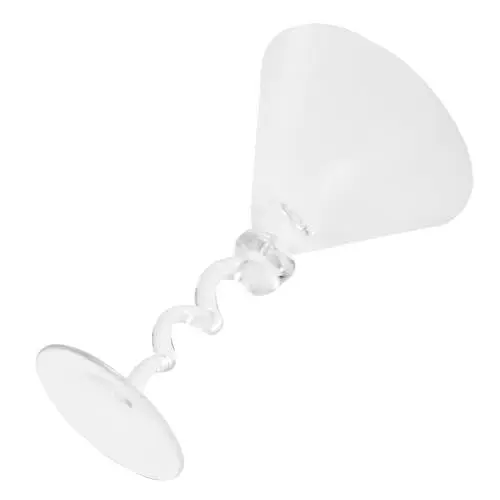 Produktbild: CRILSTYLEO Glasbecher Für Zuhause Transparentes Weinglas Cocktailglas Mit Dekorativer Form Und Glatter Verarbeitung