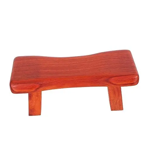 Produktbild: CRILSTYLEO Holz Rückenkissen Nackenkissen Gesundheits Schlafkissen Ergonomisches Saunazubehör Bogenförmiges Kissen Für Nackenschmerzen