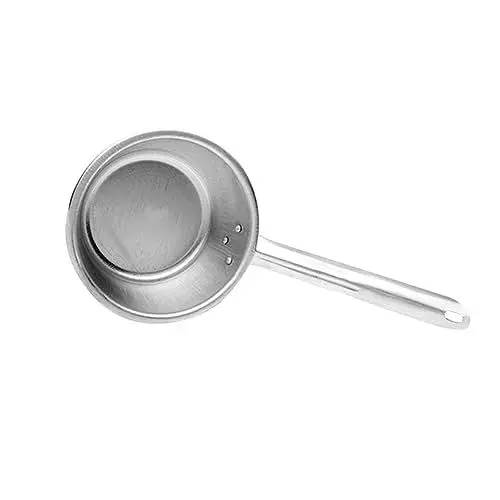 Produktbild: CRILSTYLEO 1Stk Schaufel aus reinem Aluminium Gießkellen für den Garten große Soßenkelle mit Haken Badewasser Kelle küchenmaschiene kochgeschirr Wasserkelle für die Küche Wasserlöffel Silver