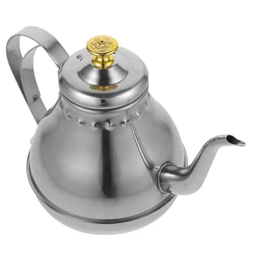 Produktbild: CRILSTYLEO Wasserkocher Wasserkocher Edelstahl Teekessel Filter Instant Wasser Heizung Topf Tragbare Kochende Für Tee Kaffee