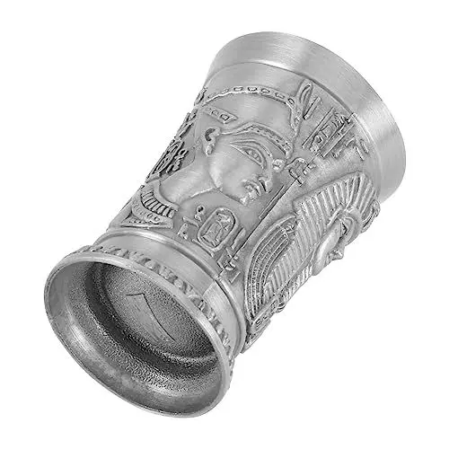 Produktbild: CRILSTYLEO Cocktailbecher Metallbecher Kreative Vase Mehrzweck Retrobecher Weinbecher Für Party Hochzeit