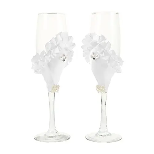Produktbild: CRILSTYLEO Elegantes Hochzeitsgastgeschenk Glaskelche Hochzeitstrinkgeschirr Für Paare