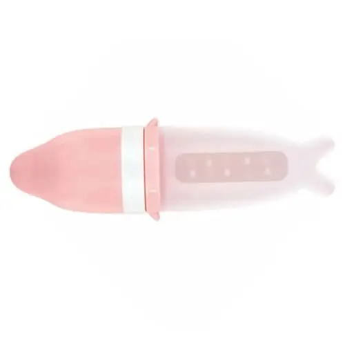 Produktbild: CRILSTYLEO 1 Satz Nuckelflasche Mama Flaschen neugeboren Neugeborenenflasche babyflaschen kinderflaschen kinder Quetschflasche aus Silikon Silikon-Squeeze-Futterspender für Kleinkinder Rosa