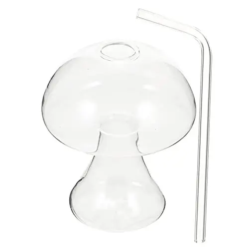 Produktbild: CRILSTYLEO Elegante Glas Pilz Tasse Cocktail Tassen Kompakte Größe Für Bar Hause Verwenden