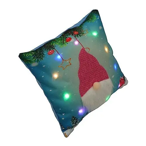 Produktbild: CRILSTYLEO Kreativer Weihnachts-Kissenbezug leichte Kissenbezüge Kissenschutz für Heimdekoration für Hochzeit Geburtstag