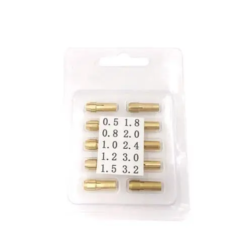 Produktbild: CRILSTYLEO 20 Stück 4 8 Mm Messing-bohrzange Selbstspannend Passend Für Die Meisten Drehwerkzeuge Heim- Und Hobbywerkzeuge