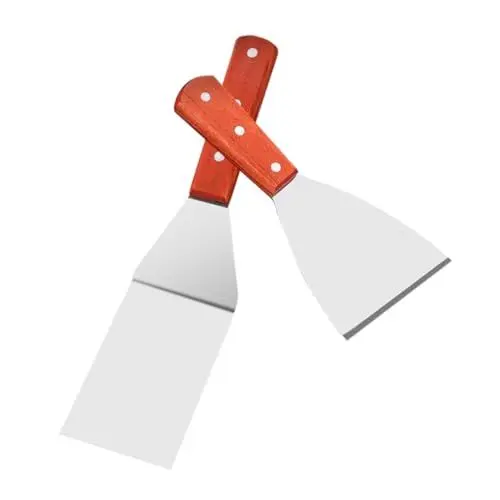 Produktbild: CRILSTYLEO Edelstahl Küche Gadgets Bratpfanne Spachtel Set Steak Turner Flexible Kanten Spülmaschinenfest