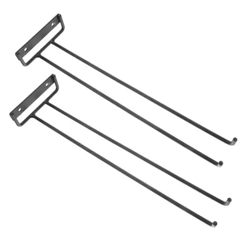 Produktbild: CRILSTYLEO Hängendes Weinglasregal Aus Eisen Praktischer Aufbewahrungshelfer Schrank Für Gläser Spart Platz Und Ist Langlebig Für Küche Und Bar