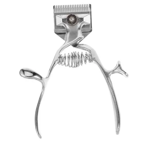 Produktbild: CRILSTYLEO 2st Manuelle Haarschneidemaschinen Tierhaarpflege Pflegende Manuelle Haarschneidemaschine Herrenpflege Trimmer Haarschneidemaschine Für Haustiere Splissschneider Werkzeug Silver