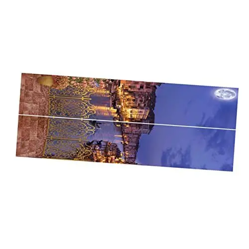 Produktbild: CRILSTYLEO 2stücke Landschaft Türaufkleber Selbstklebende Wanddekoration Wasserfeste Türmurals Für Wohnzimmer Und Schlafzimmer Kreative Und Realistische Designs
