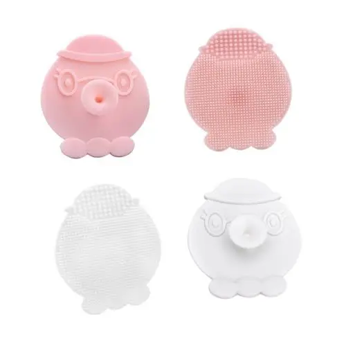Produktbild: CRILSTYLEO 3stücke Teiliges Silikon Gesichtsbürste Im Octopus-design Sanfte Gesichtsreinigung Für Hauttypen Hautschonend Abrasiv Für Tägliche Anwendung Weiß