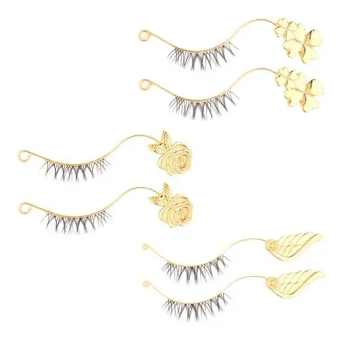 Produktbild: CRILSTYLEO Sicheres Wimpern-tragewerkzeug 3 Paar Wimperndisplay Aus Metall Wimpern-hilfswerkzeug Für Die Wimperntransplantation