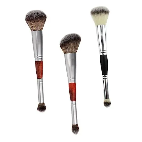 Produktbild: CRILSTYLEO Doppelseitiger Make-up-pinsel Lidschatten Mit Holzgriff Kosmetikpinsel Für Damen Lidschatten-tool Einfach Zu Reinigen Und Tragen