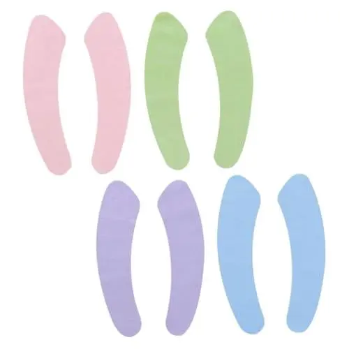 Produktbild: CRILSTYLEO Toilettensitzabdeckung Waschbar 4er Satz Toilettensitzmatten Toilettensitzauflagen Aus Kristallvelours Und Pvc Für Hygienische Und Bequeme Nutzung