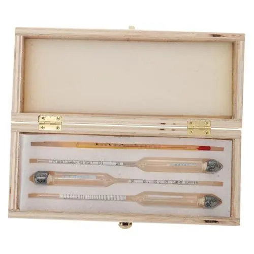 Produktbild: CRILSTYLEO 4 Stück Alkoholmesser Alkohol Tester Alkoholmeter Alcohol Tester Alkoholgehalt Tester Alkohol-Aräometer Hydrometer-Kit alkoholmessgerät Tester Glas Transparent