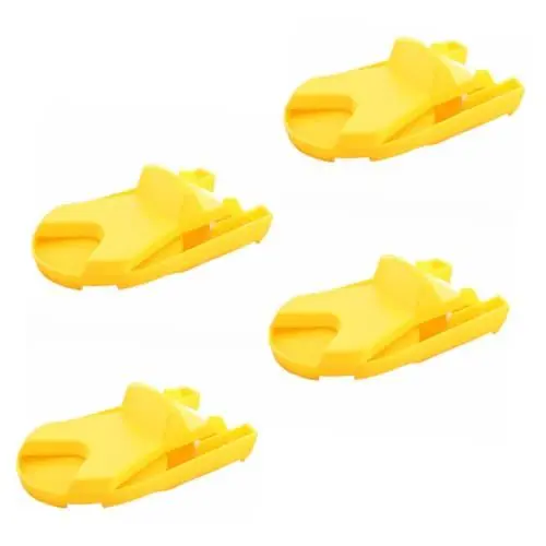 Produktbild: CRILSTYLEO 4 Stück Lagerregal Besteckhalter Backgeschirr Topfhalter Rack Topfdeckelhalter Aufbewahrungsregal Für Schneidebretter Klappbare Utensilienablage Utensilienhalter Plastik Yellow