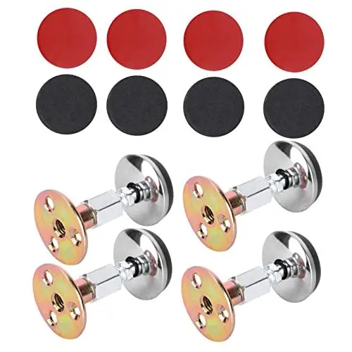 Produktbild: CRILSTYLEO 4 Stücke Nachttisch-fixator Edelstahl Bett Stabilisator-Shake-Collision Werkzeug Für Möbel