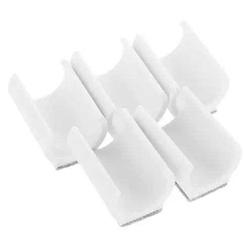 Produktbild: CRILSTYLEO 5St Stuhlschutz Stuhlbeinkappen Stuhlfußpolster Stuhlschoner Stuhlbeinschoner-Set Stuhlbein Abdeckung Austausch der Stuhlbeinpolster Rohrschelle Filzgleiter für Stühle gefühlt Weiß