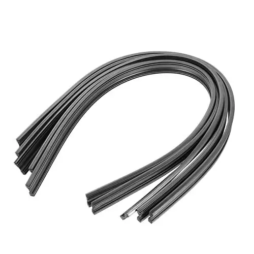 Produktbild: CRILSTYLEO Universal-wischerblatt-nachfüllpackungen Fürs Auto – 10er-pack – 6 Mm Einlegegummistreifen – Wischerblatt-einsätze Ohne Rahmen – Und Wetterfest
