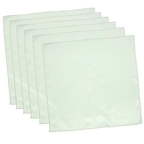 Produktbild: CRILSTYLEO 6 Stücke Satin Servietten Tisch Abendessen Servietten Waschbar Servietten Für Party Home Hotel