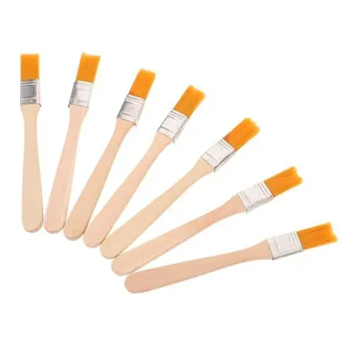 Produktbild: CRILSTYLEO Vielseitiges 6-teiliges Nylon-pinselset Holzgriff 1 27 cm Größe Tragbar Für Kunst Und Projekte