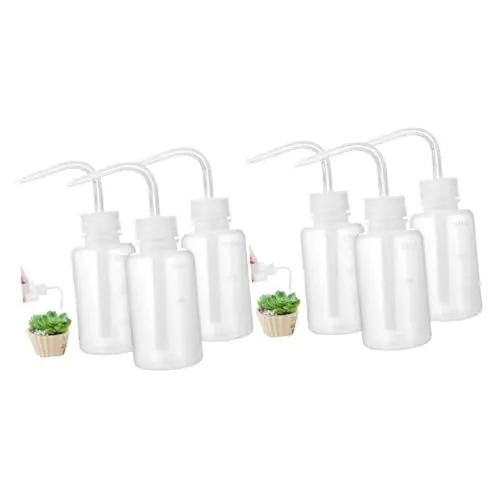Produktbild: CRILSTYLEO 6 Stk Plastik Flasche Kleine Behälter Bewässerungsgerät Für Sicherheitswaschflaschen Klar Laborspritzflasche Lieferungen Salatdressing-flasche Gießflaschen Klein Container Sport