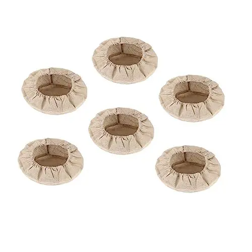 Produktbild: CRILSTYLEO Brot-Gärkörbchen Stoff-Einlage 6-teiliges Set für Küche Restaurant Bäckerei Dessert-Shop