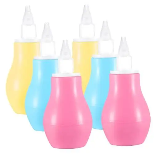Produktbild: CRILSTYLEO 6st Rotzreiniger Säugling Nasal Neugeborene Nase Nasensauger Für Kleinkinder Nase Sauberer Birne Nasenreinigungswerkzeug Für Babys Nasensauger Für Babys -ohr Kieselgel