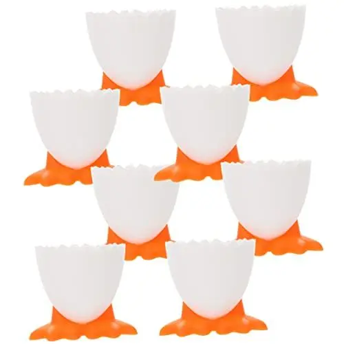 Produktbild: CRILSTYLEO Niedliche Eierbecher Ostereierhalter große Küken-Eierbecher PP-Becherhalter für das Frühstück einfaches Design